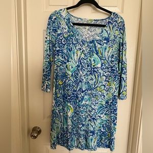 Lilly Pulitzer Koi 3/4 sleeve tunic dress